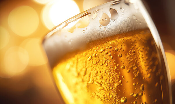 pouring a glass of beer - Powered by Adobe