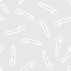 Sweet Candy Background Valentines Day Design. Cute Candies Illustrations for Greeting Cards, Gift Wrap, Fabric Print.