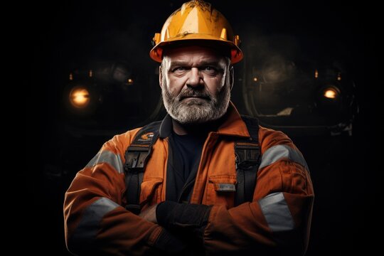 Photograph captures the essence of the profession of Miner