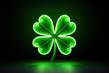 Green background for st Patricks day with lot of clover shamrocks