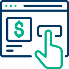 illustration of a icon tax portal 