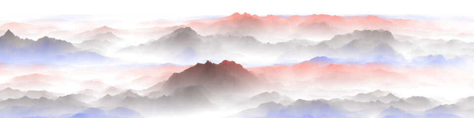 panorama of the mountains