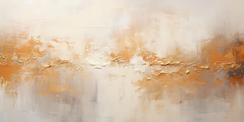 Obraz na płótnie Canvas AI Generated. AI Generative. Soft golden beige color abstract watercolor ink drawing painting decorative background. Graphic Art