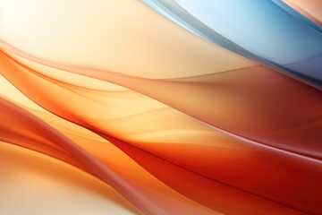 Abstract background is frosted glass Simplify lines Pure space warm color. Generative AI.