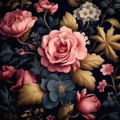 Foto op Canvas Elegant floral background © Evarelle