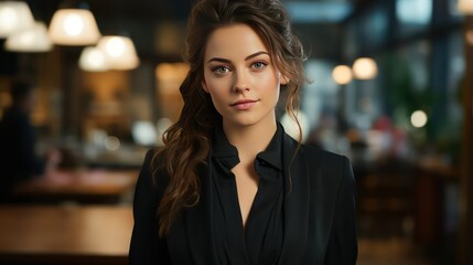 Fototapeta premium portrait of a beautiful woman