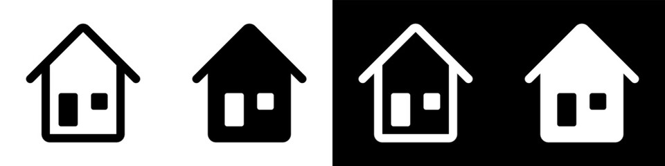 Home icon. House vector. Home and House in modern design. House and home vector icons