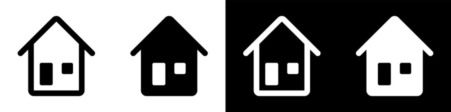 Home icon. House vector. Home and House in modern design. House and home vector icons