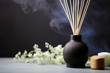 arrangement of diffuser with aroma sticks