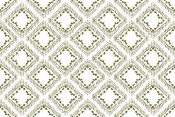 Geometric ethnic pattern embroidery design for background or wallpaper and clothing. Aztec style abstract vector illustration.design for texture,fabric,decoration.
