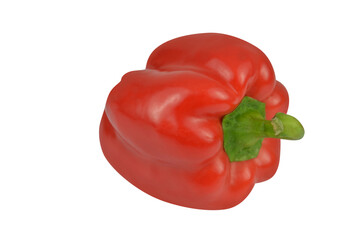 Red pepper on a transparent background ready to use. Isolated png.