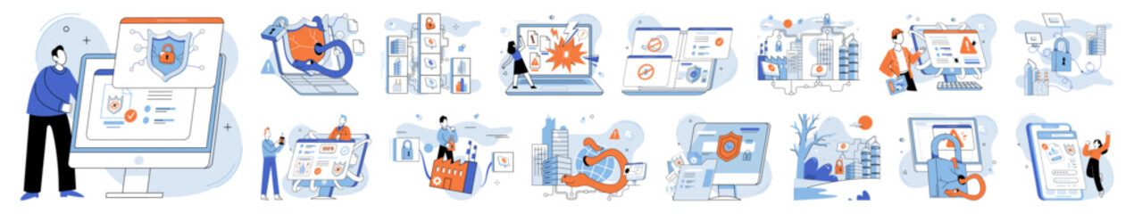 Information privacy. Vector illustration. Information privacy is metaphorical key unlocks protection and safety personal data Safeguarding access to sensitive information is crucial for maintaining © Dmytro