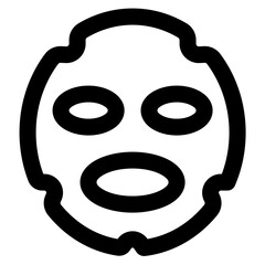 face mask icon vector illustration asset element