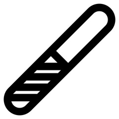 nail file icon vector illustration asset element