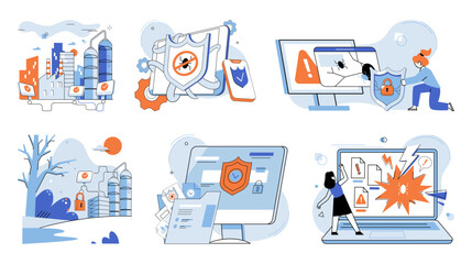 Information privacy. Vector illustration. Information privacy is metaphorical key unlocks protection and safety personal data Safeguarding access to sensitive information is crucial for maintaining