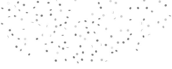 Enchanting Delight: Spectacular 3D Illustration Showcasing Enchanting silver Confetti