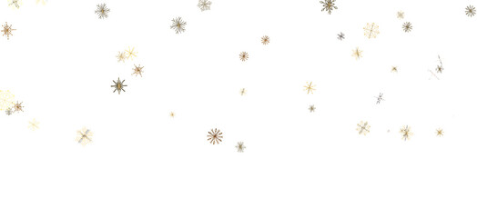 Obraz na płótnie Canvas Snowflake Blizzard: Brilliant 3D Illustration Showcasing Descending Holiday Snowflakes