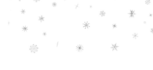 Magical Snow Cascade: Mind-Blowing 3D Illustration of Falling Christmas Snowflakes