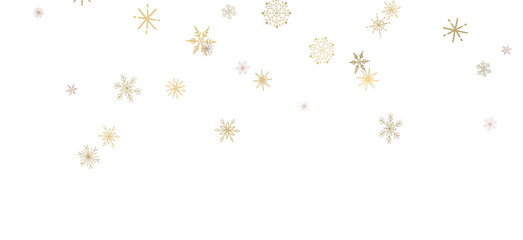 Magical Snow Cascade: Mind-Blowing 3D Illustration of Falling Christmas Snowflakes