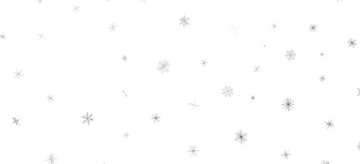 Magical Snow Cascade: Mind-Blowing 3D Illustration of Falling Christmas Snowflakes