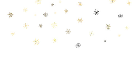 Frosty Delight: Breathtaking 3D Illustration of Falling Christmas Snowflakes