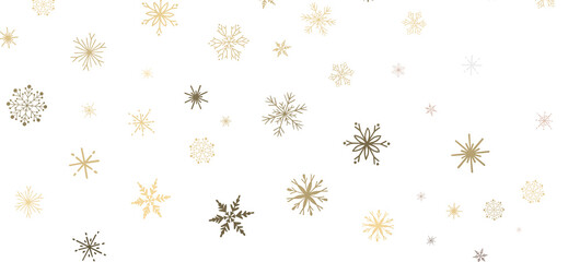 Winter christmas sky with falling snow