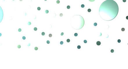 Sunburst and colorful confetti background frame illustration