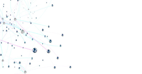 network structure - abstract design connection