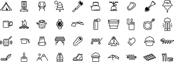 アウトドアギアアイコン