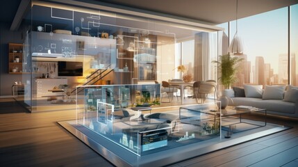 Smart home technology refers to the concept of a virtual interface that can be used to manage and operate a wide range of systems and devices within a household