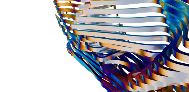 Colorful Illusion: Delve into a Chromatic 3D Wonderland