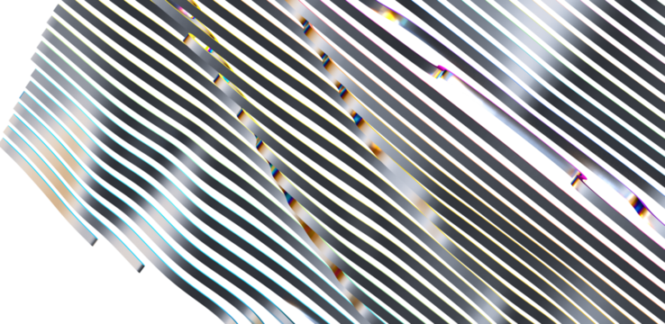 3D render abstract background. Colorful twisted shapes in motion. Computer generated digital art for poster, flyer, banner