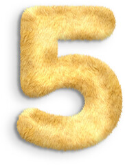 Gold Fur Number 5