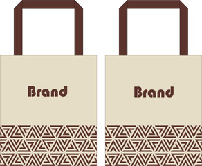 Mockup and illustration design for a goody bag