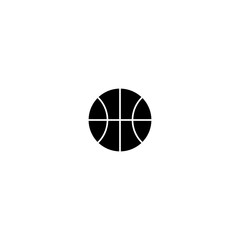Basketball icon  in trendy flat style isolated on white background 