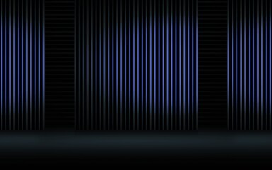 シンプルなストライプの美しい壁/光/照明/展示壁/ルーバー/展示台/木/シャッター/カラフル/グラデーション