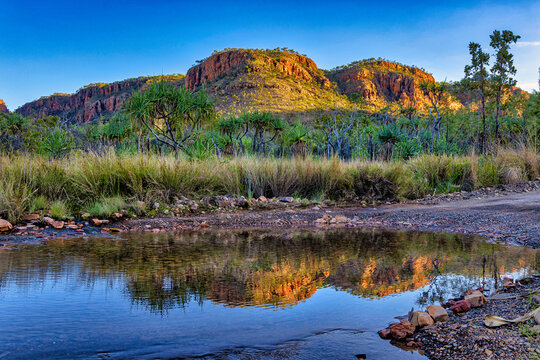 Road crossing, Emma Gorge, El Questro, West Australia, Australia