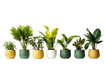 Set of Artificial Plants