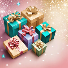 Obraz premium Christmas and Valentine's Day Gifts