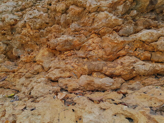 texture of stone at East Java beach