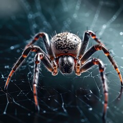 Spider in the web, AI generated Image