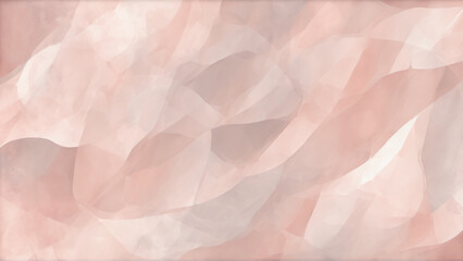 Abstract design pattern background for Christmas, employing a harmonious blend of intricate geometric shapes in delicate shades of rose and blush, exuding a gentle and inviting holiday ambiance - obrazy, fototapety, plakaty