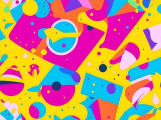 abstract children playground banner design element