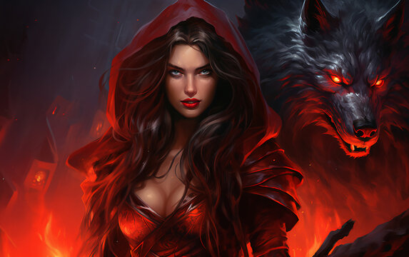 Badass Red Riding Hood and the Big Bad Wolf
