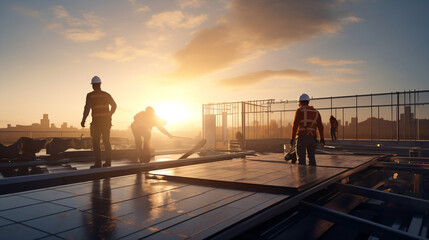 Windmill solar renewable power energy panel