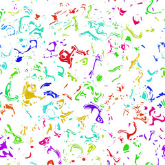 Clip art png- drops of paint splashed.  Overlays images- transparent background