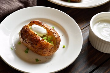 Oven baked potato