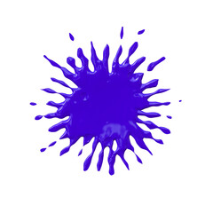 A drop of liquid spread over the surface. Abstract spatter