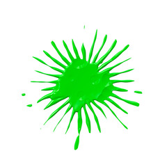 A drop of liquid spread over the surface. Abstract spatter