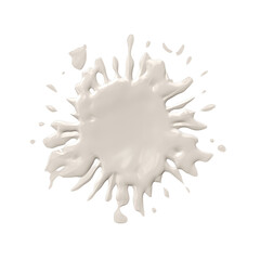 A drop of liquid spread over the surface. Abstract spatter